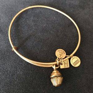 Alex and Ani GOLD cupcake bangle